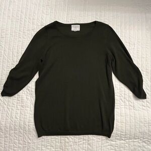 Absolutely creative worldwide olive sweater